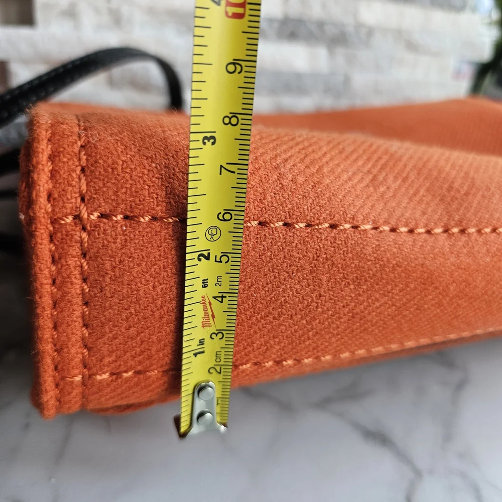 Kate Spade Orange Clutch with Black Accents - Picture 8 of 8